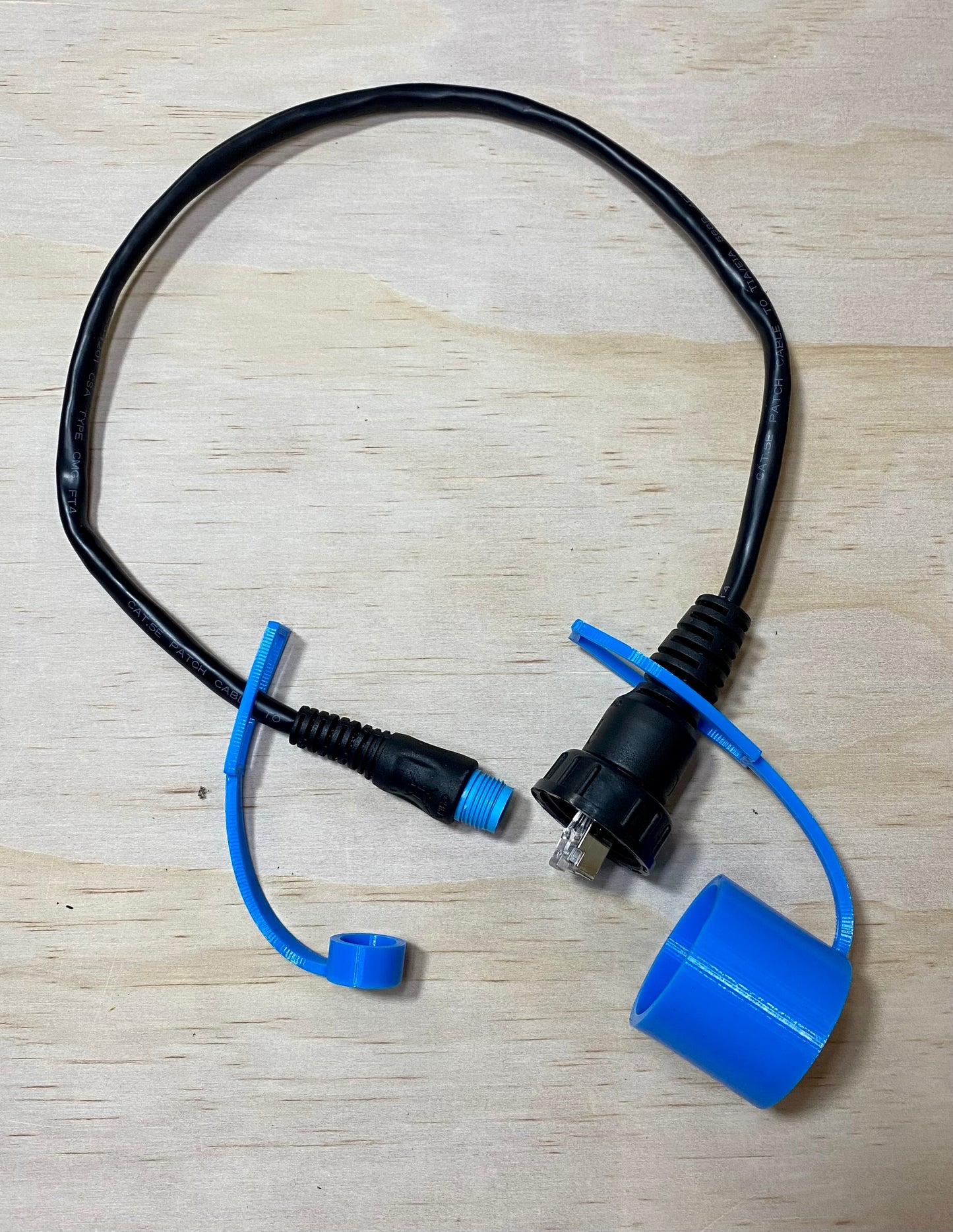 Garmin marine RJ45 network adapter weather cap for small to large connection