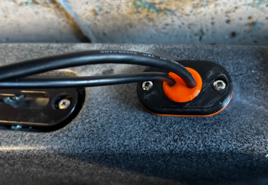 3DRigs Waterproof Kayak Through Hull Wiring Kit – Marine Grade Cable Pass-Through with Dual Seal Grommet