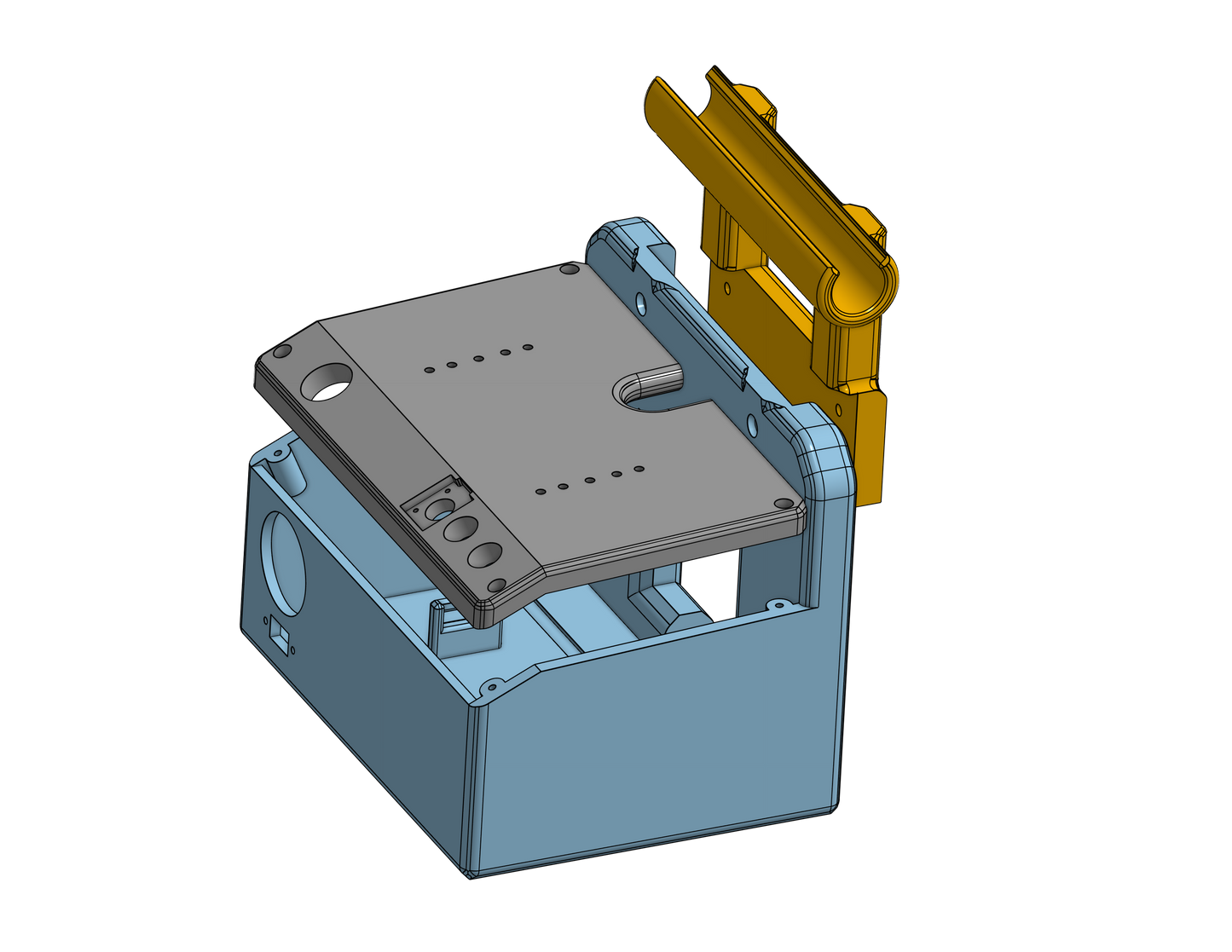 Livescope Shuttle stl and step file