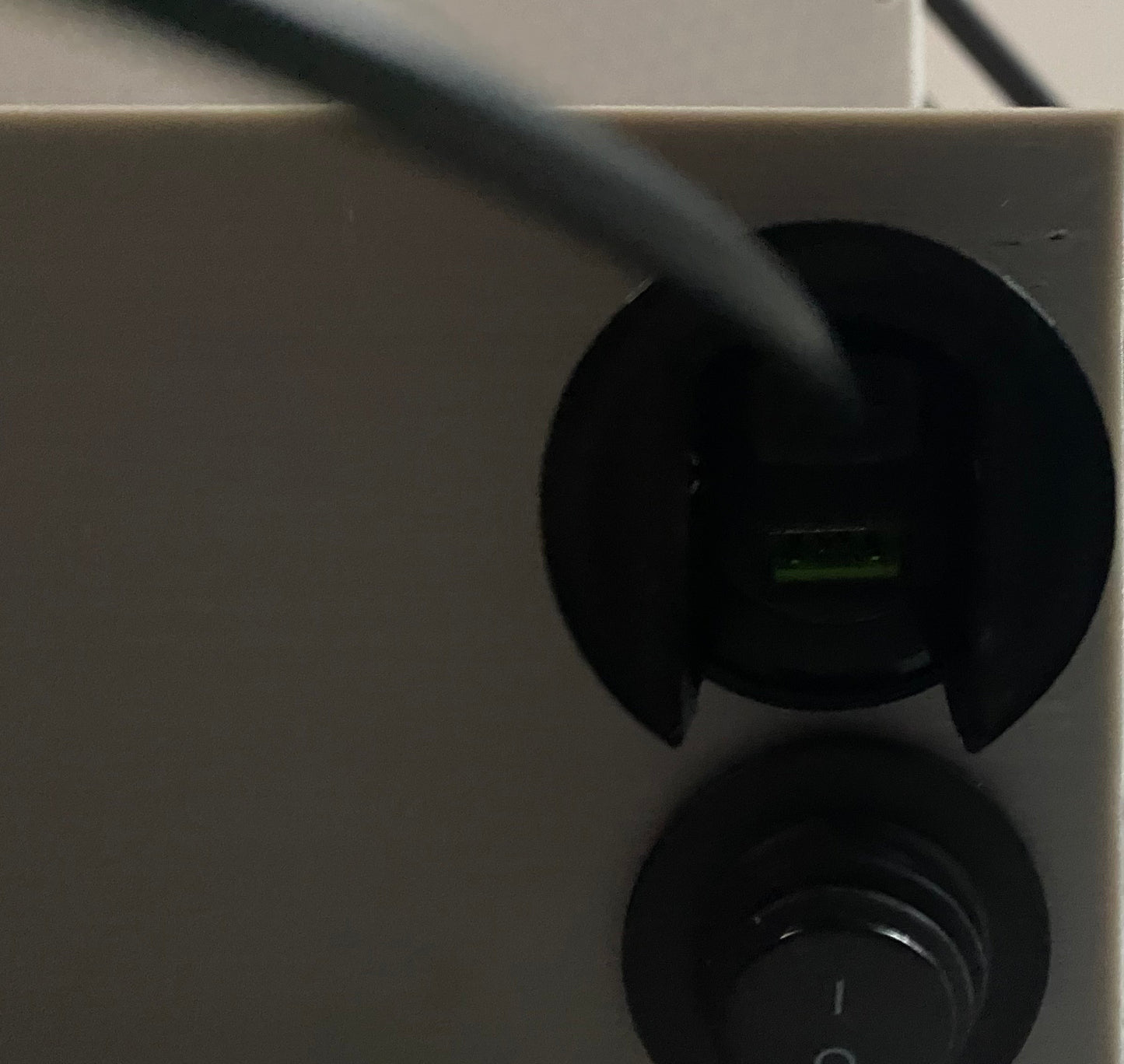 USB Outlet Water Deflector